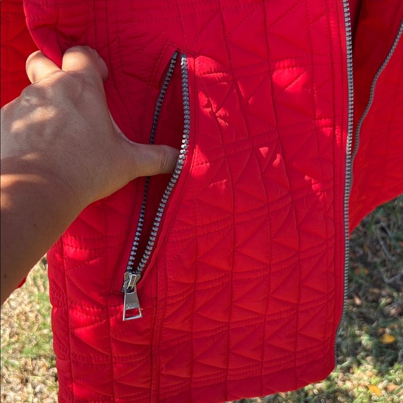 Karl Lagerfeld Vibrant Red Jacket - Picture 11 of 12